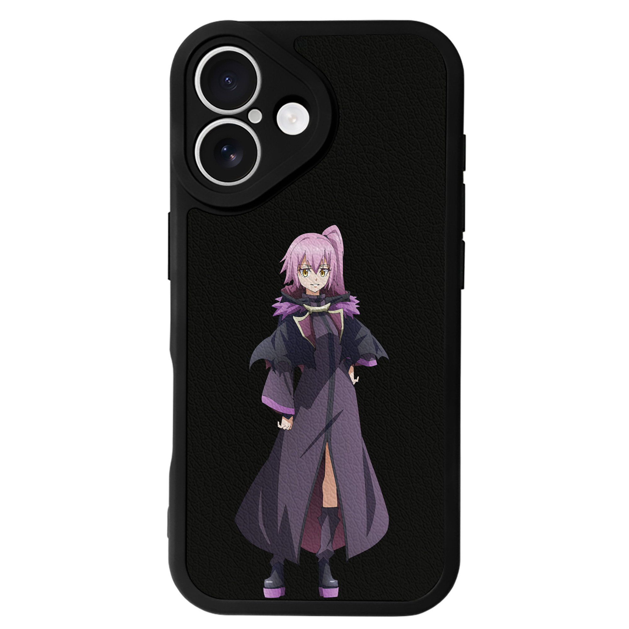 （画像用） 転スラ Regarding Reincarnated to Slime 【iPhone 16シリーズ対応】シリコンスマホケース（レザー調） 材質：シリコン